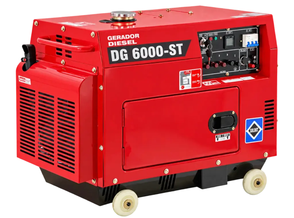 Gerador diesel DG 6000-ST para locação